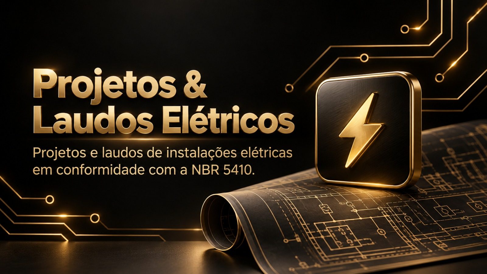 Projetos & Laudos Elétricos — projetos e laudos de instalações elétricas em conformidade com a NBR 5410.